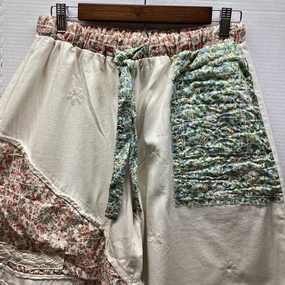 ❤️RESTOCKED-POL JOGGERS RELAXED PATCHWORK OATMEAL (Matching Jacket Seperate) - Picture 8 of 16